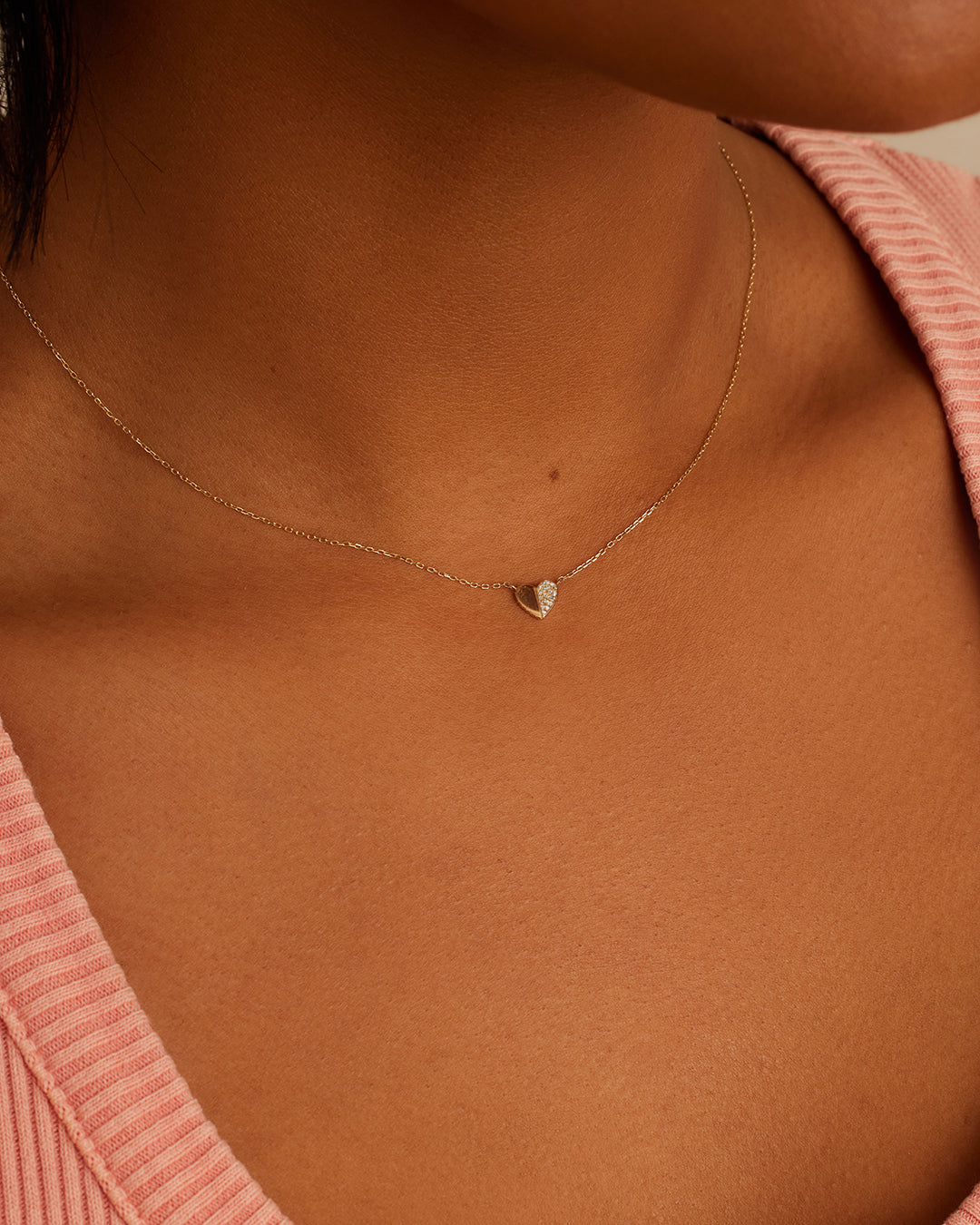 Exquisite Diamond Bond Necklace - 14K Gold Plated Couple Necklace for Women & Men - Perfect for Anniversaries, Valentine's Day & Romantic Gifts