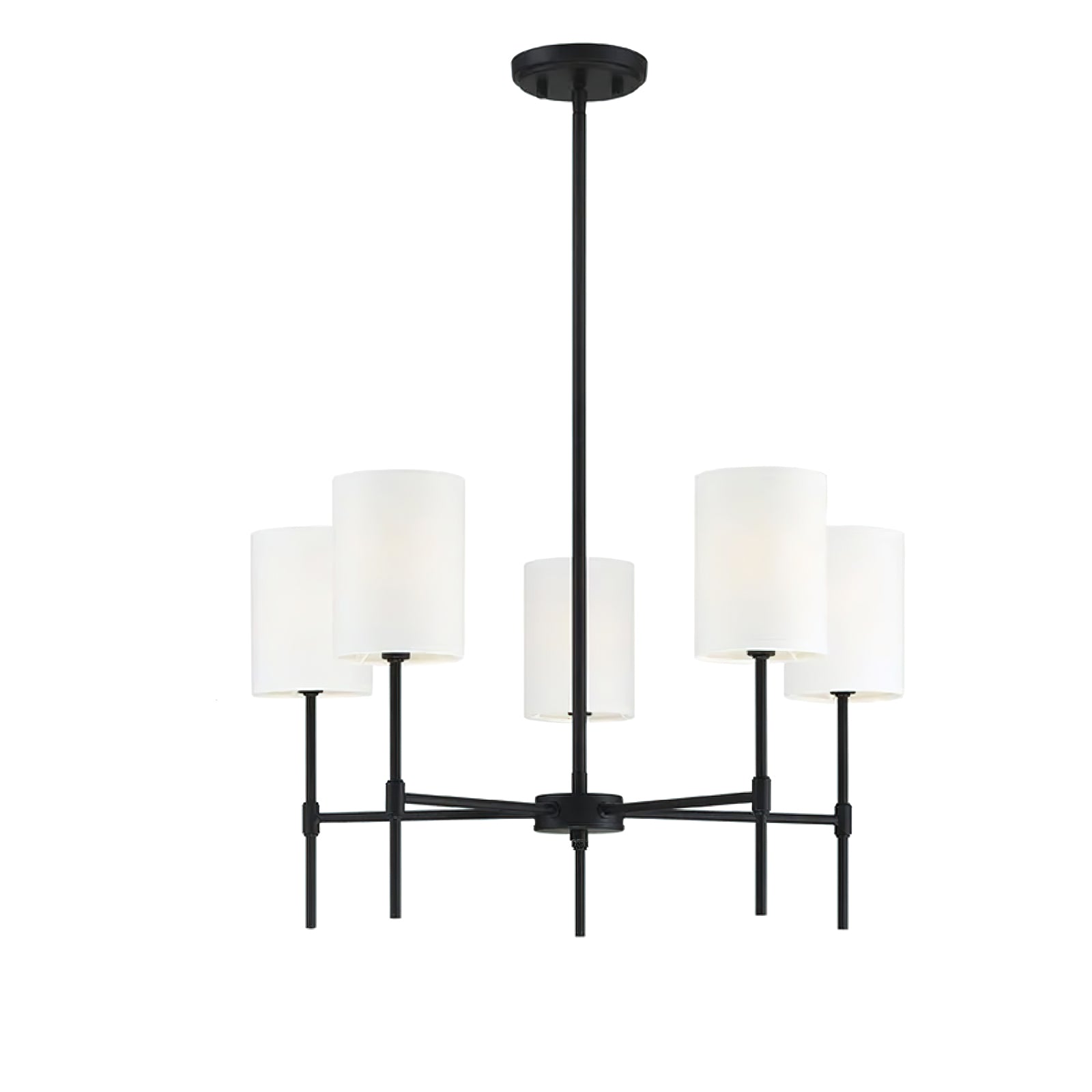 Camila Crystal Chandelier - Elegant Modern Ceiling Light Fixture for Dining Room, Living Room & Bedroom | Perfect for Home Decor & Wedding Events