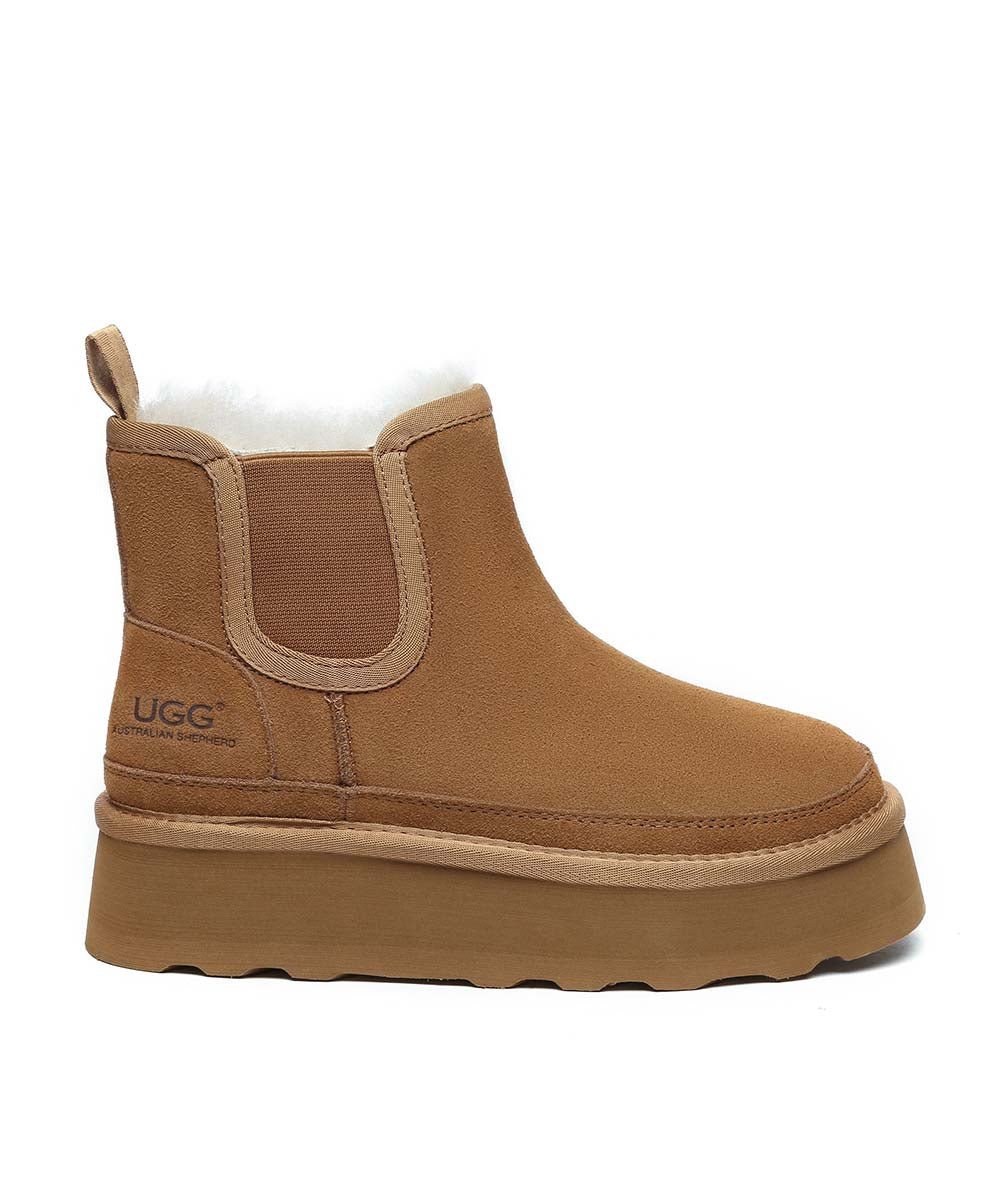 Women's UGG Mel Platform Boots - Waterproof Winter Boots with Shearling Lining for Women | Cozy & Stylish for Snow, Cold Weather & Outdoor Activities