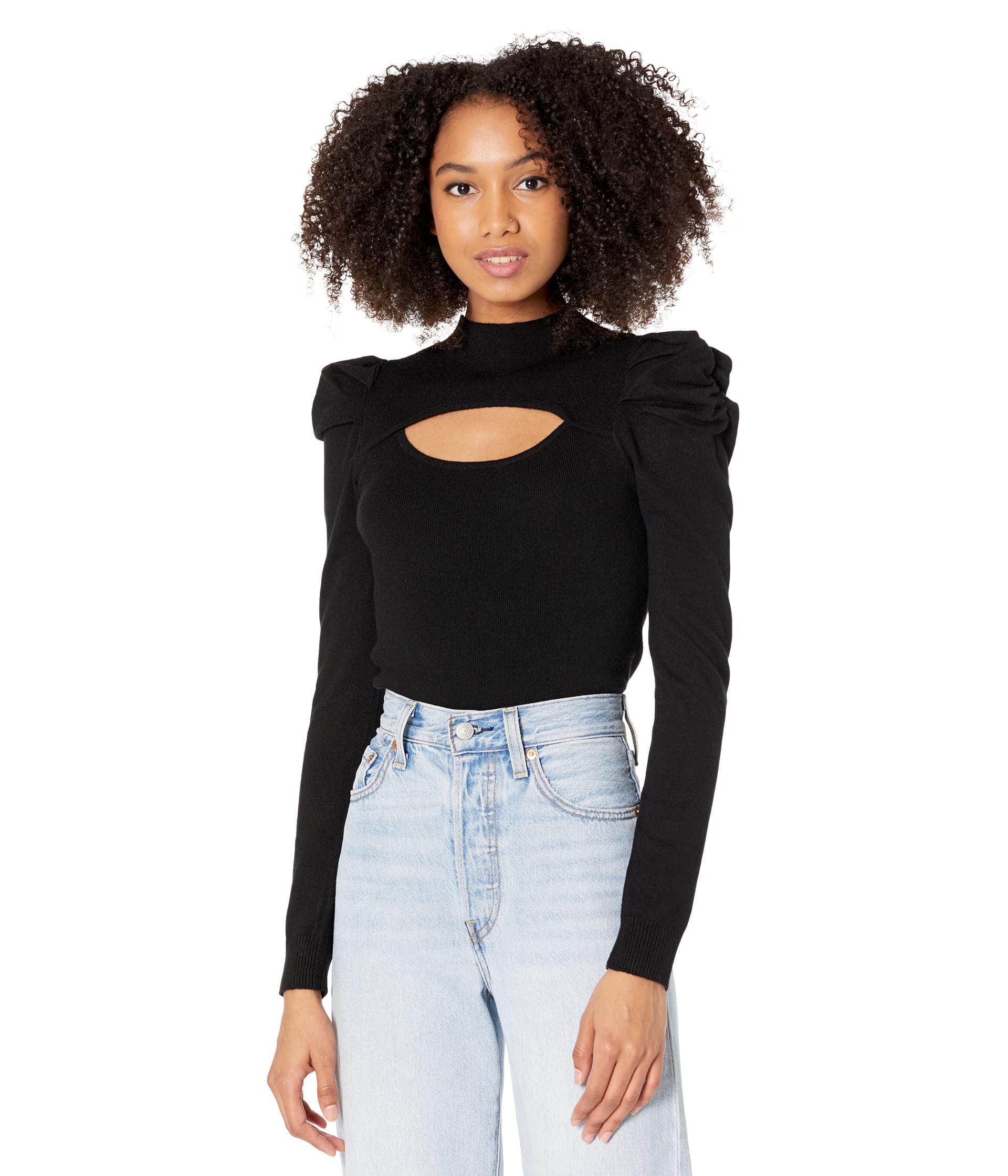 BB DAKOTA Women's Peek Softly Sweater - Cozy Knit Pullover for Fall & Winter | Casual Office Wear & Weekend Outfits