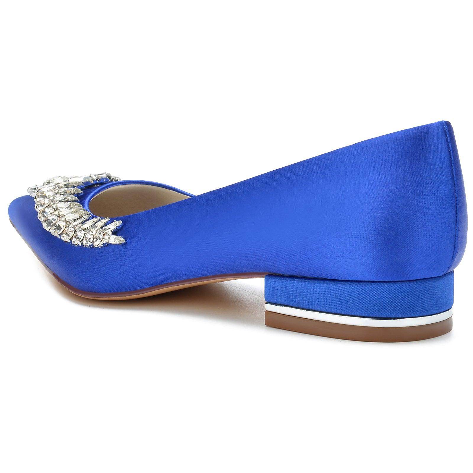 Flat Heel 2.5cm Silk-Like Comfortable Women's Shoes CK0253 - Perfect for Office, Wedding & Casual Wear