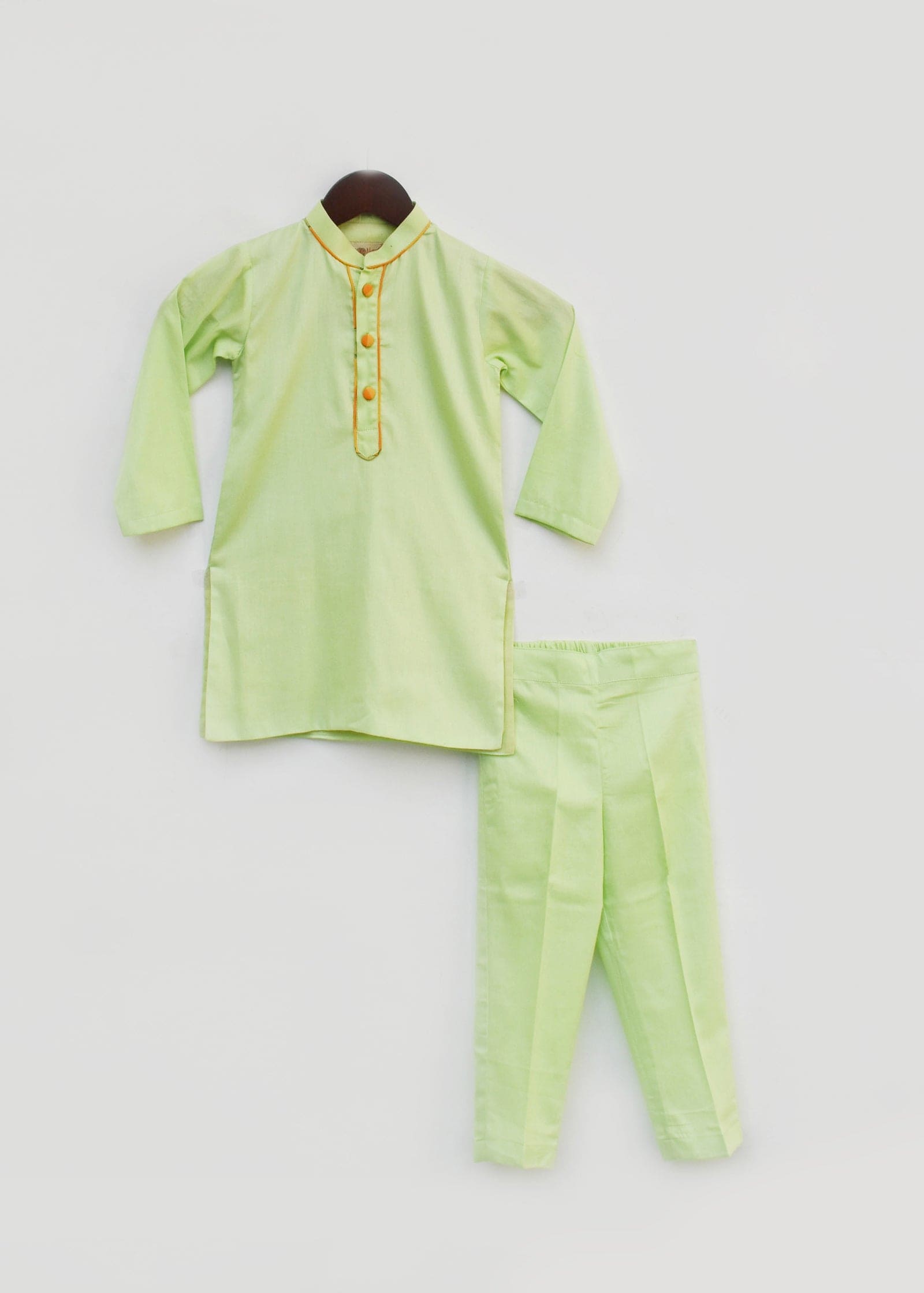 Pre Order: Stylish Green Kurta with Matching Pant Set for Women | Comfortable Ethnic Wear for Festivals, Weddings & Casual Outings