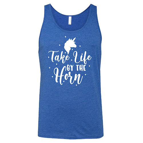Unisex Take Life By The Horn Shirt - Motivational Graphic Tee for Men & Women - Perfect for Casual Wear, Gym, Workouts & Everyday Inspiration