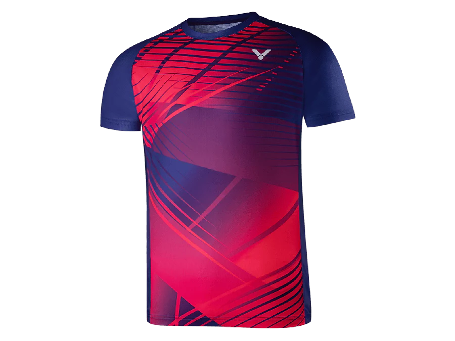 Victor T 25000TDB Badminton Shirt - Lightweight & Breathable Performance Shirt for Men & Women - Perfect for Badminton, Tennis & Casual Wear
