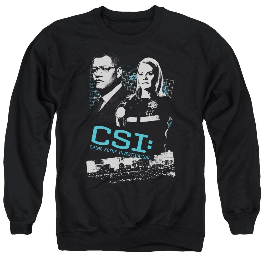 CSI Investigate This Unisex Crewneck Sweatshirt for Men & Women - Comfortable Cotton Pullover for Casual Wear, TV Show Fans & Mystery Lovers
