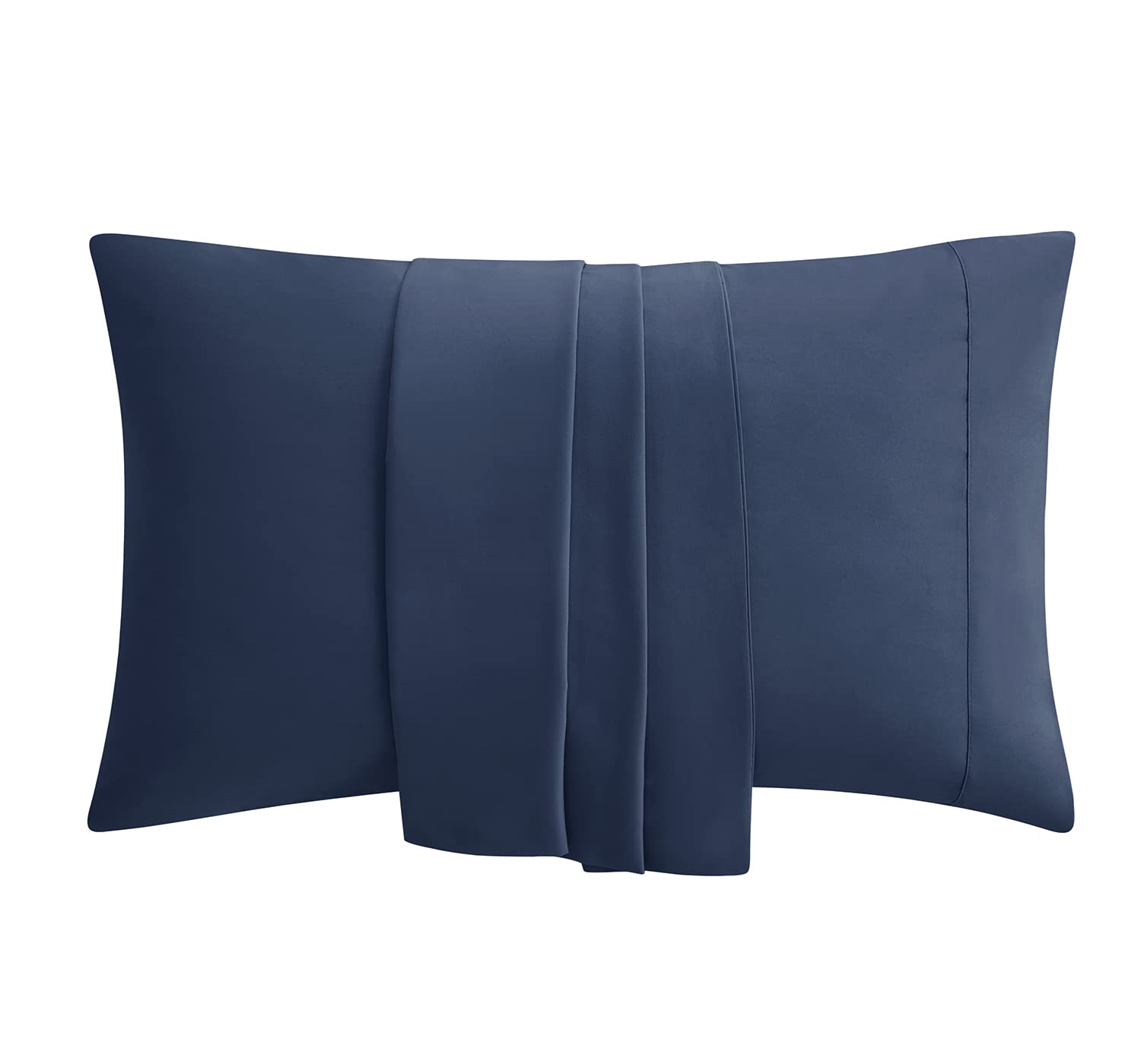 Premium Soft Empyrean Bedding Pillowcases Set of 2 - Standard/Queen Size Navy Blue Pillow Covers for Ultimate Comfort - Perfect for Home, Hotel & Guest Room Decor