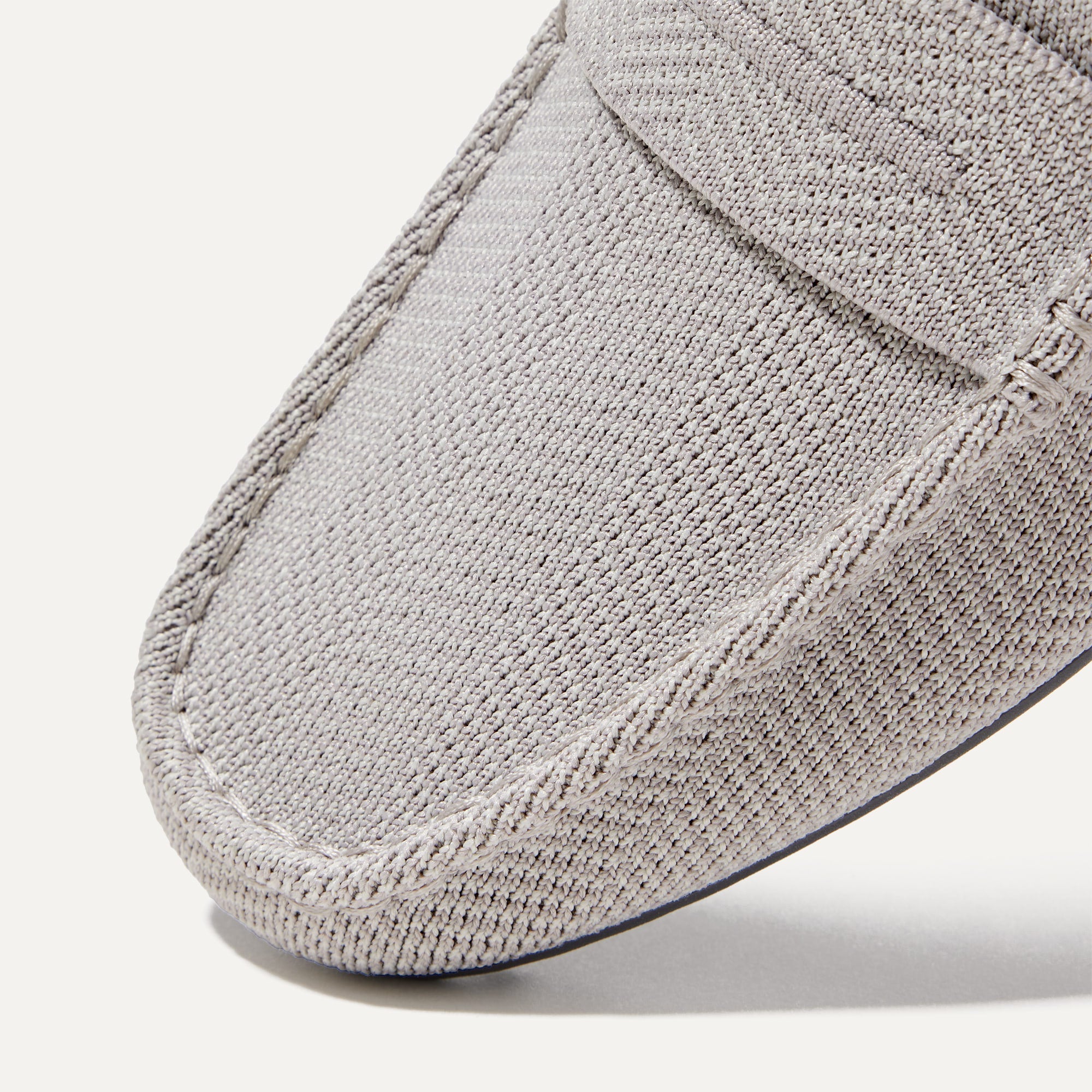 Premium Men's Driving Loafers - Light Grey Herringbone Textured Slip-On Shoes for Casual & Business Wear | Comfortable & Stylish Footwear for Driving, Office & Weekend Outings