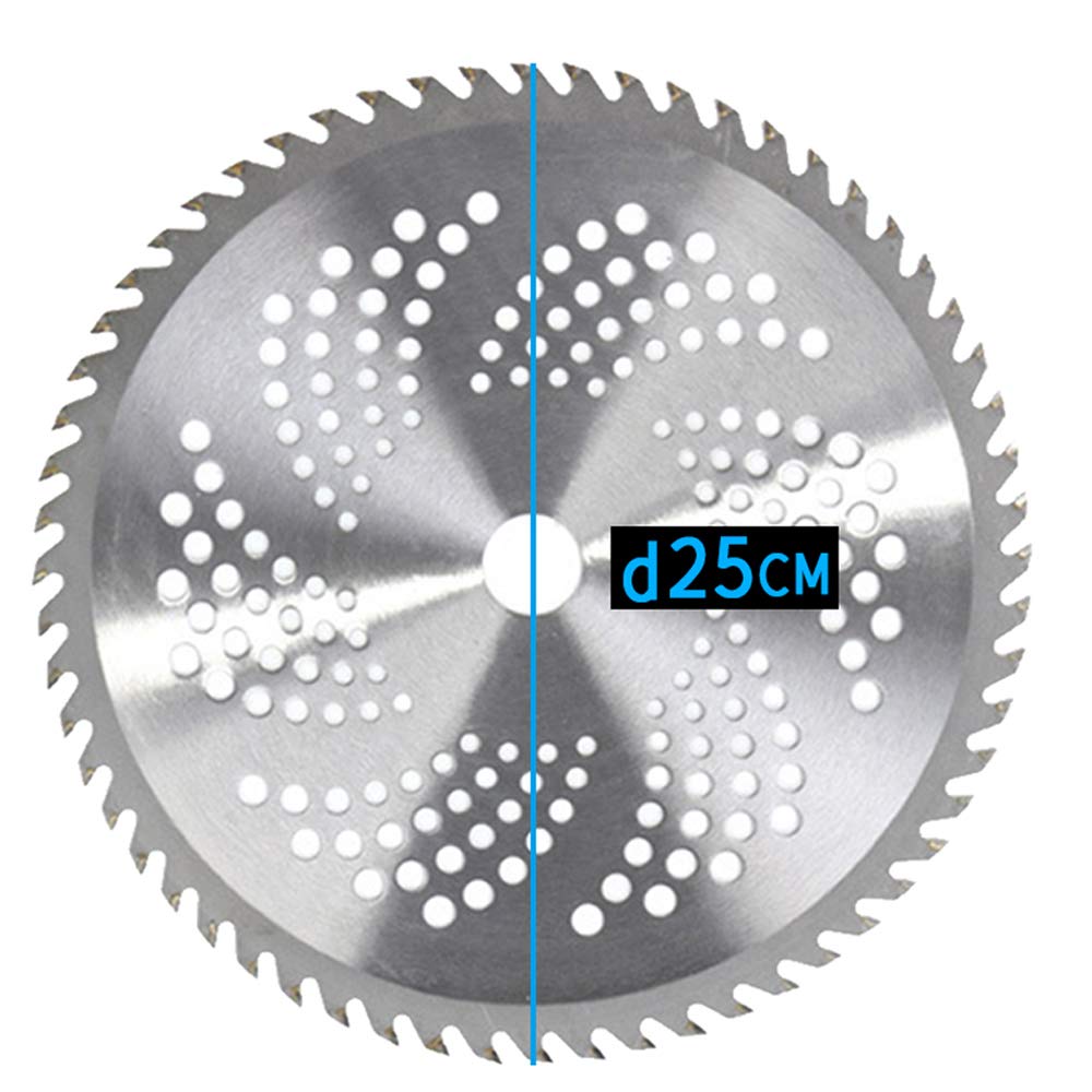 60-Tooth Manganese Steel Lawn Mower Blade - Heavy Duty Replacement Circular Cutter for Grass, Brush & Trees | Compatible with Most Riding & Push Mowers | Perfect for Yard Maintenance, Landscaping & Professional Use