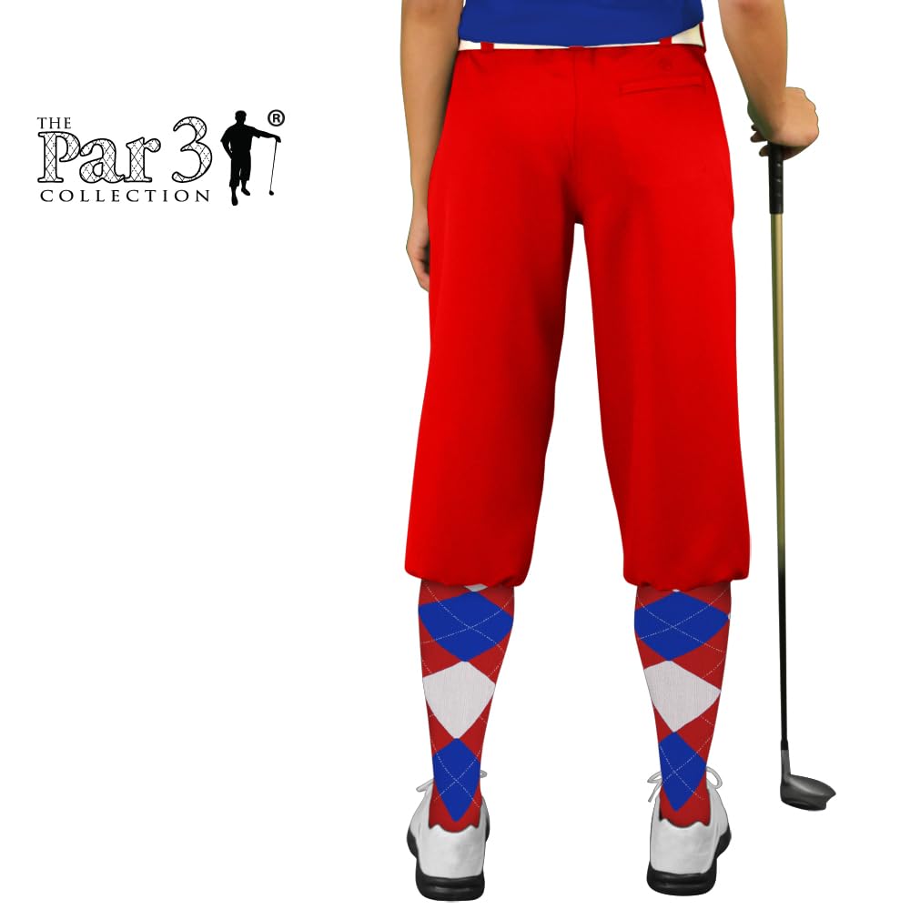Red Women's 'Par 3' Microfiber Golf Polo Shirt - Breathable Moisture-Wicking Performance Top for Golf, Tennis & Casual Wear