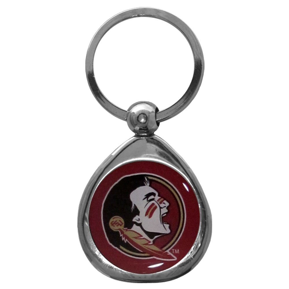 NCAA Chrome Keychain for Men & Women - Durable Metal Key Ring for College Sports Fans - Perfect for Gifts, Backpacks, and Car Keys