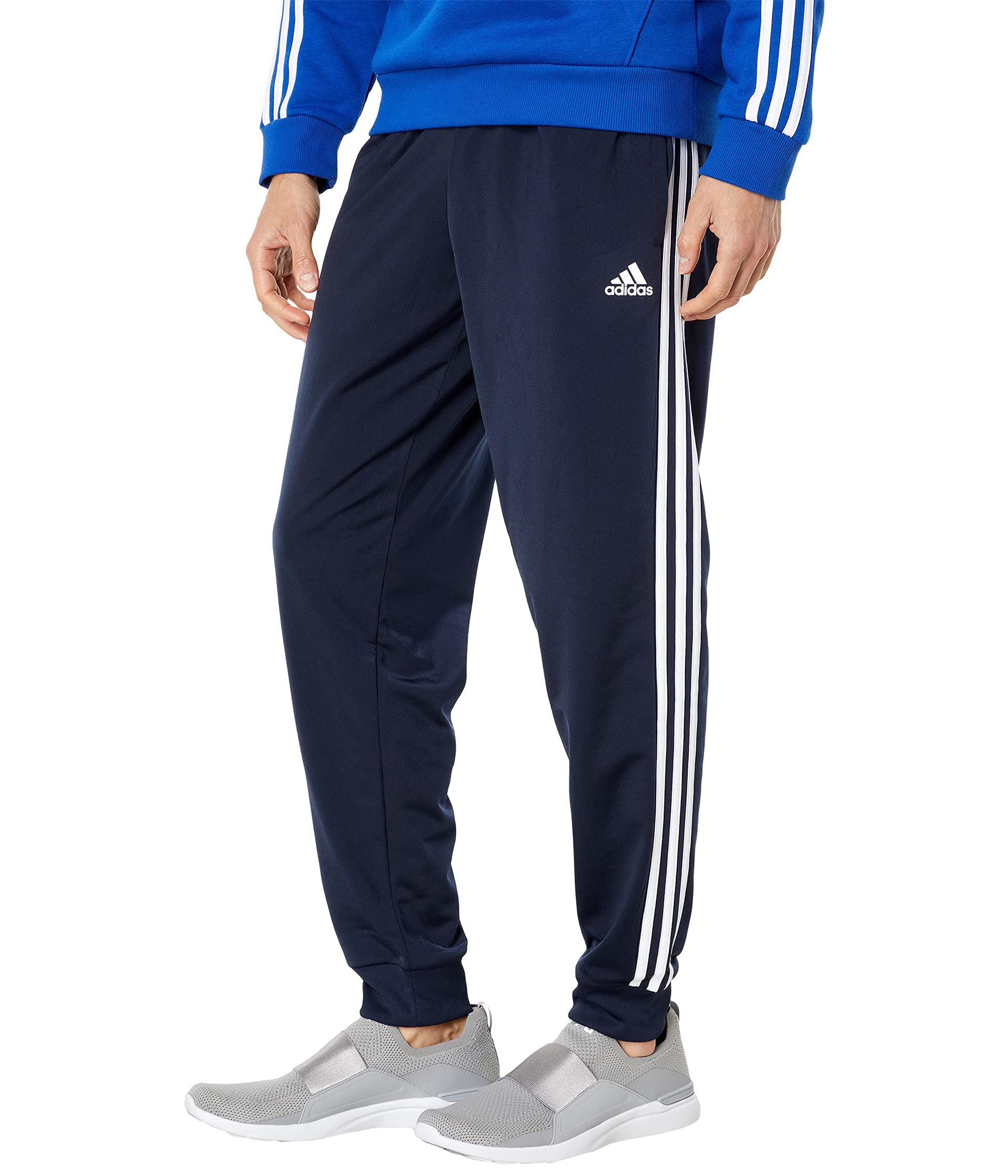 adidas Men's Essentials 3-Stripes Tricot Jogger Pants - Comfortable Athletic Sweatpants for Running, Gym & Casual Wear