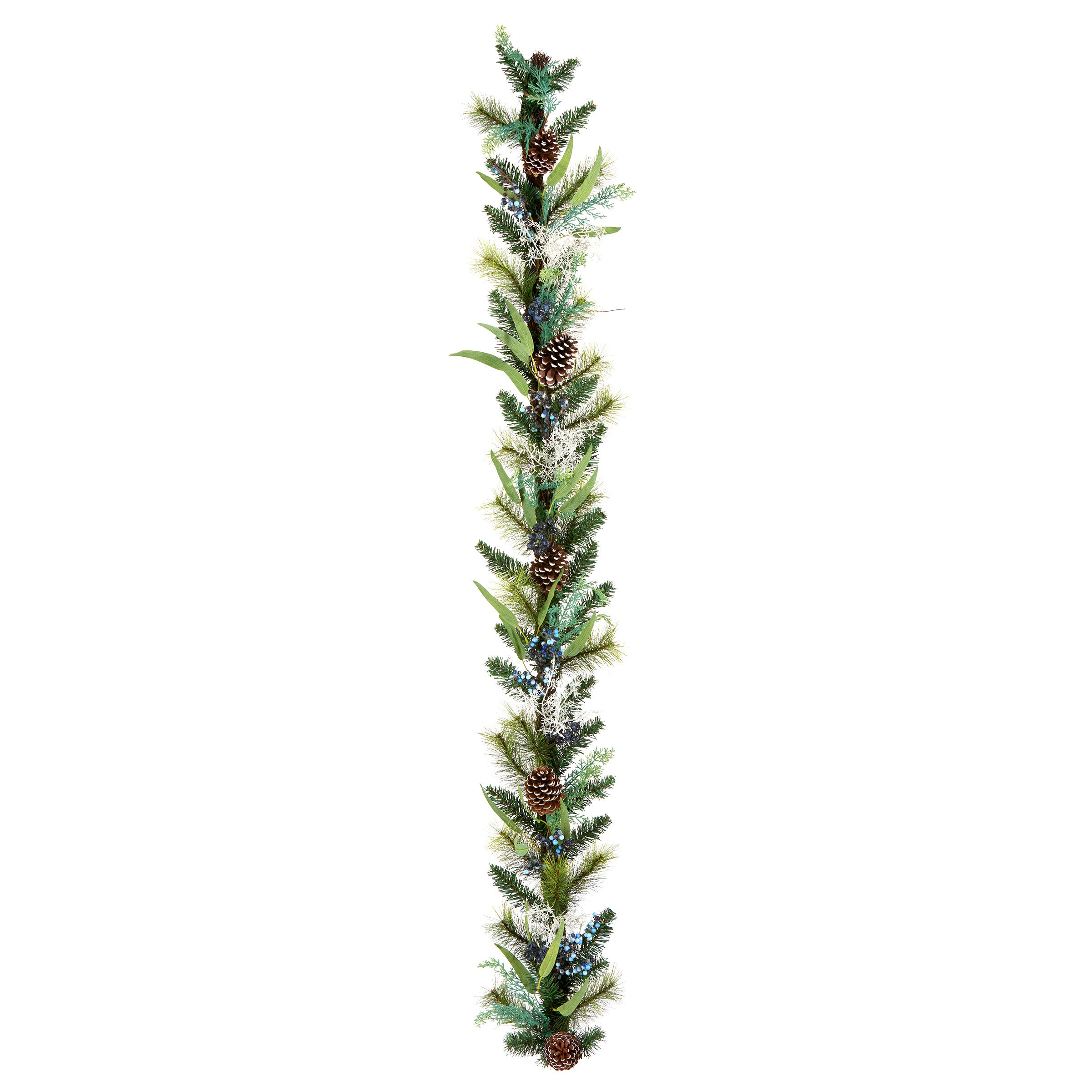 6 ft. Blueberry Fields Garland - Artificial Vine Garland for Home Decor, Wedding, Party, Baby Shower & Outdoor Events