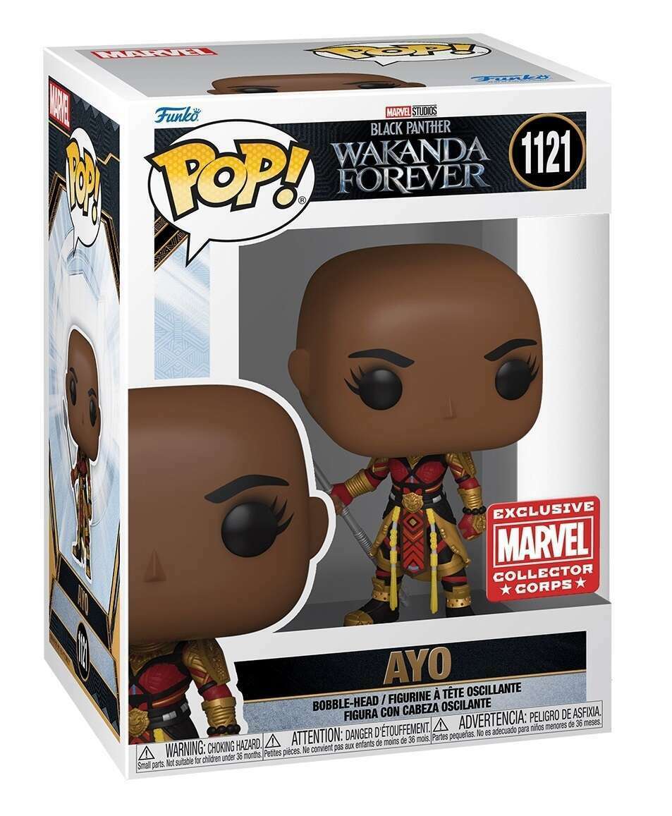 Black Panther Wakanda Forever Ayo Action Figure - Marvel Collector Corps Exclusive - Perfect for Marvel Fans, Collectors, and Display