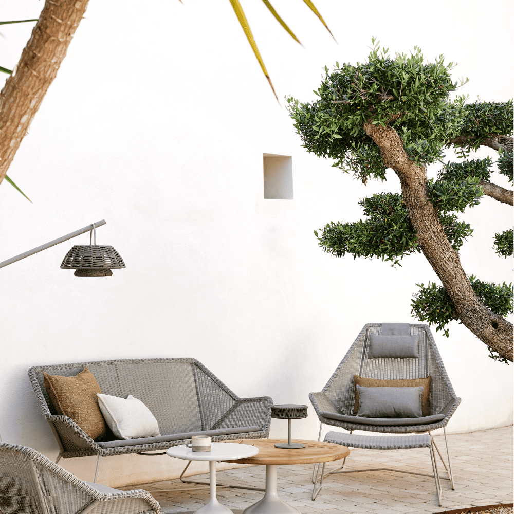 Breeze Highback Outdoor Chair - Comfortable Patio Lounge Chair for Backyard, Poolside, and Garden Relaxation