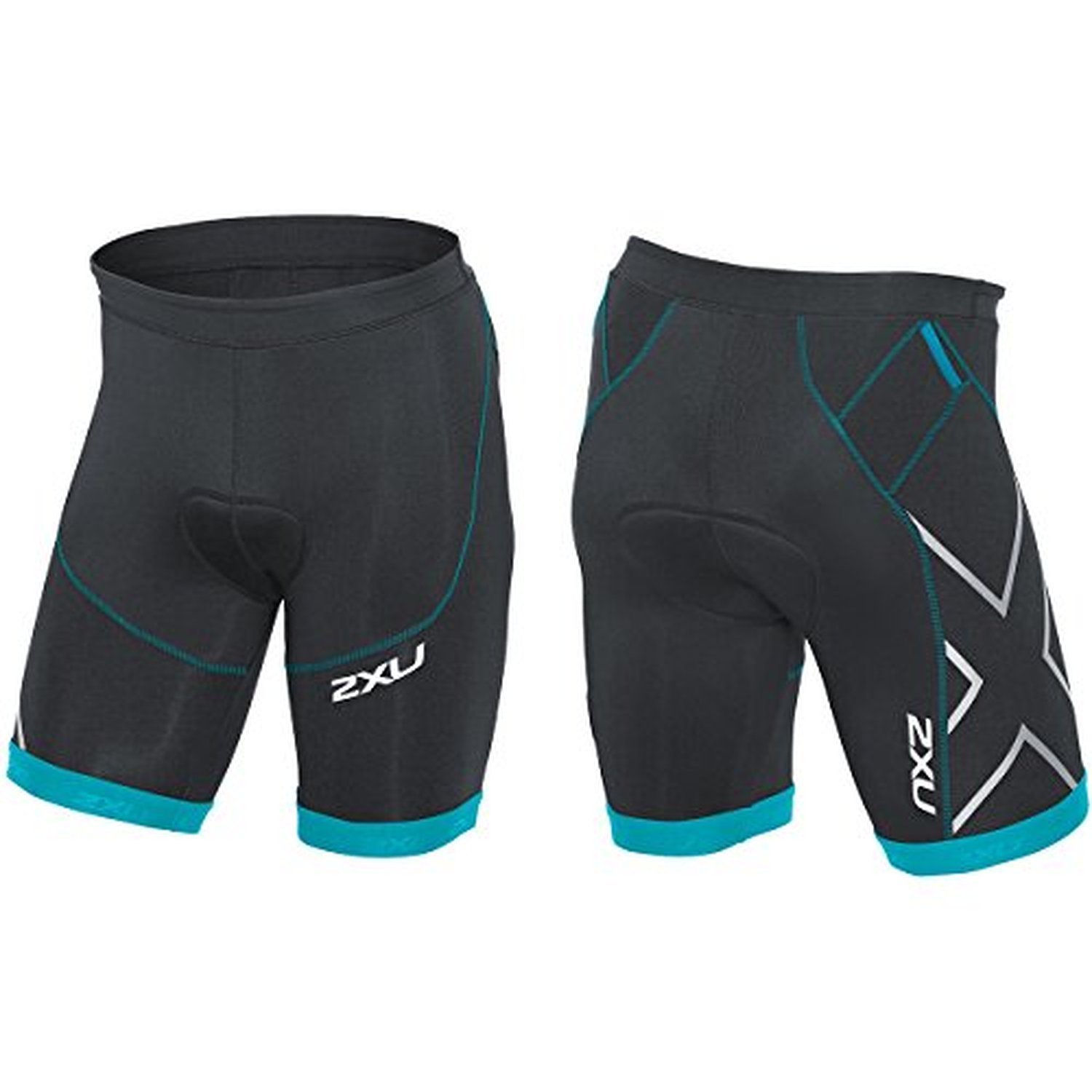 2XU Men's Compression Tri Shorts - High-Performance Triathlon & Cycling Shorts for Men - Ideal for Running, Swimming & Training