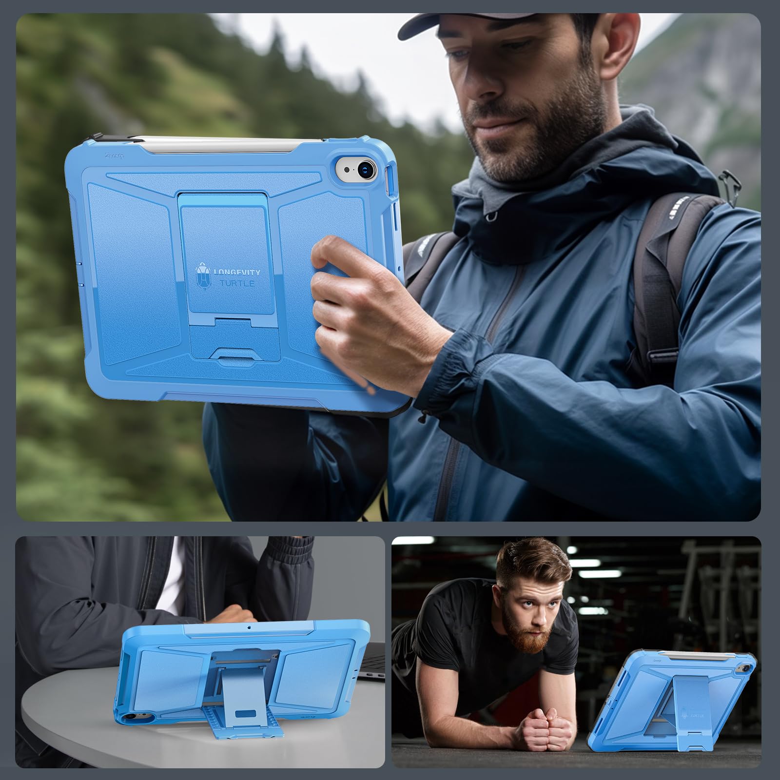 Ztotop iPad Air 11 Inch Case (M3/M2 2025/2024) & iPad Air 6th/5th/4th Gen 10.9