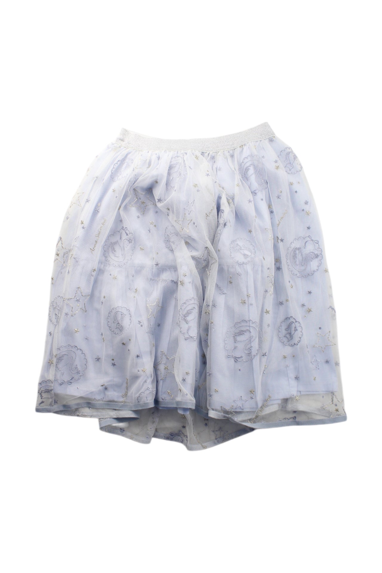 Anna Sui Tulle Skirt with Fairytale Print - Girls 11-12 Years | Elegant Party Dress for Birthday, Dance & Special Occasions