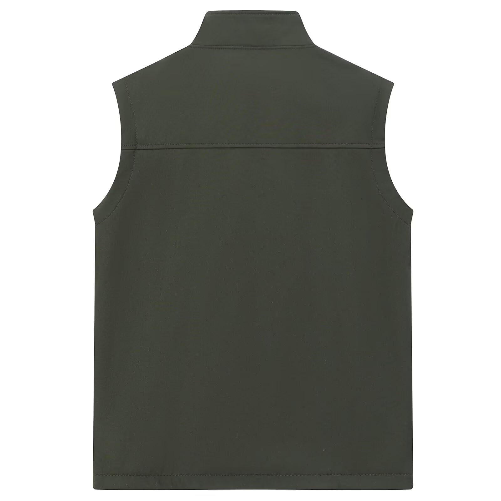 Men's Lightweight Softshell Vest - Windproof Puffer Sleeveless Jacket for Golf, Running & Outdoor Activities | Perfect for Hiking, Cycling & Casual Wear