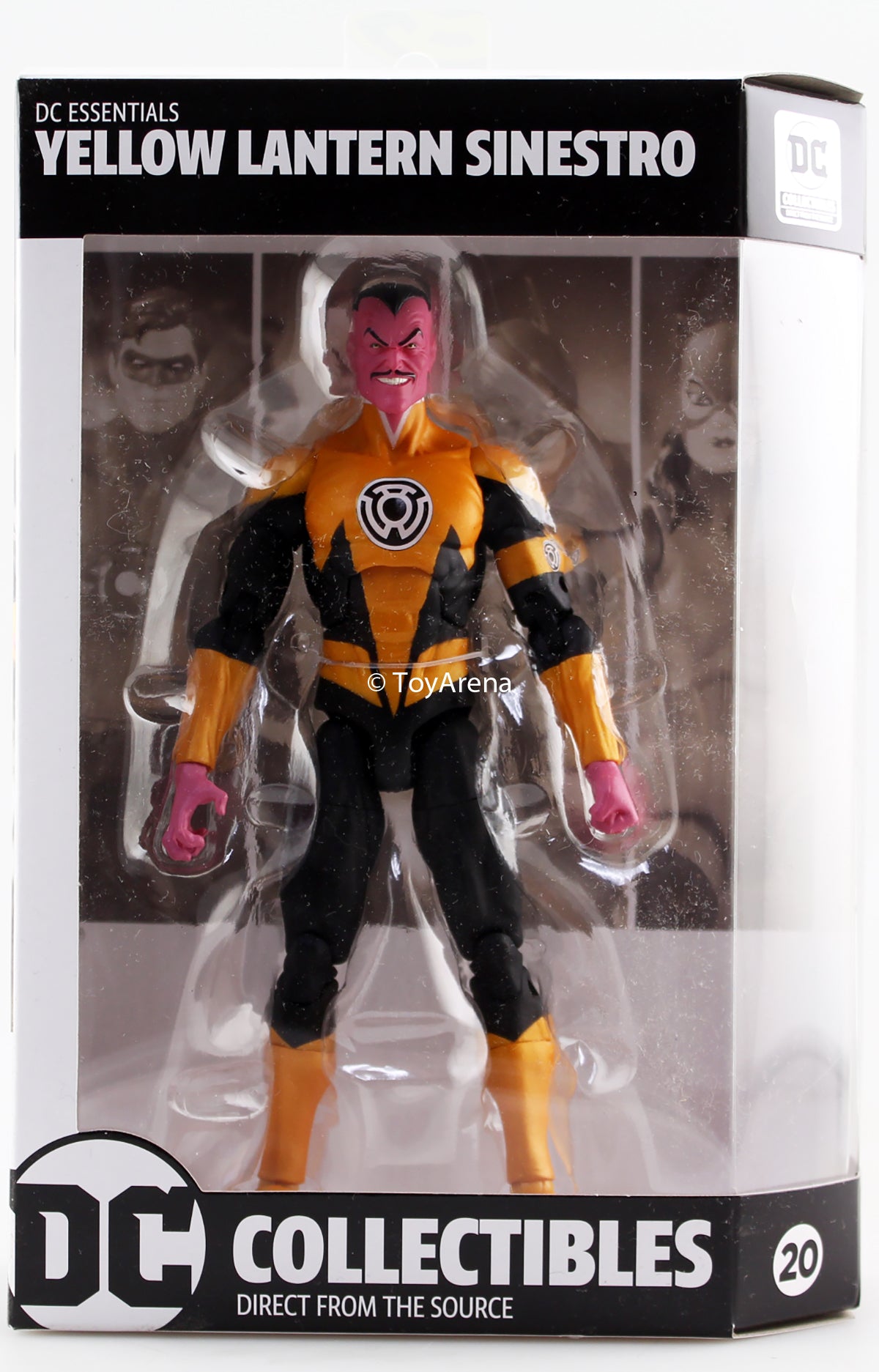DC Essentials Sinestro Action Figure - Highly Detailed Collectible Toy for DC Comics Fans - Perfect for Display, Gifts, and Cosplay Accessories