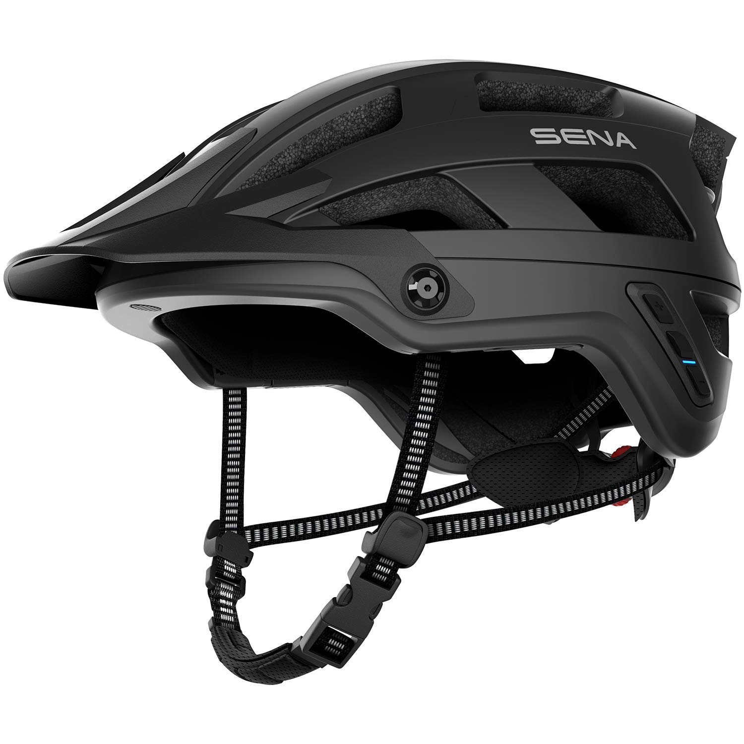 Sena M1/M1 EVO Smart Bluetooth Bike Helmet for Mountain Cycling - Wireless Communication, Built-in Speakers & Mic - Perfect for Trail Riding, Commuting & Outdoor Adventures