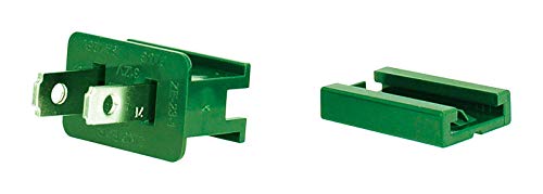 Holiday Bright Lights 9610601 Commercial & Residential Plastic Zip Plug - Non-NEMA - Pack of 100 | Waterproof Electrical Connectors for Outdoor Christmas Lights & Holiday Decorations