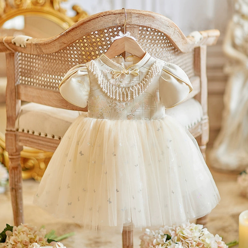 Baby Girl Birthday Princess Dress - Fluffy Flower Girl Dress for Parties, Photos & Special Occasions