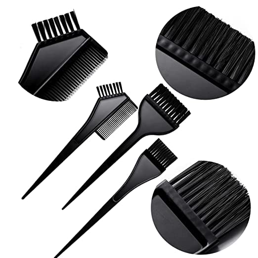Professional Hair Coloring Dye Brushes Set with Mixing Bowl - Salon Quality for Hair, Facial Cream & Bleach - Perfect for Home Salon & Beauty Parlor Use (Pack of 1, M3) | DIY Hair Dyeing, Beauty Treatments & Makeup Application
