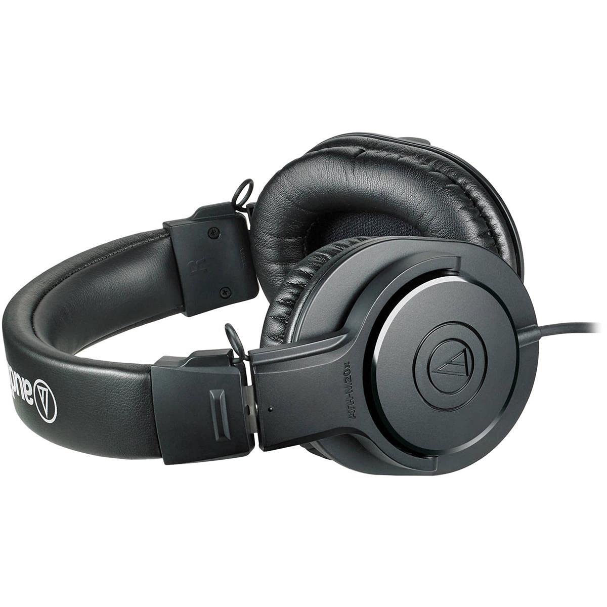Audio-Technica ATH-M20x Professional Studio Monitor Headphones 5-Pack - 96dB Sensitivity, 15-20kHz Frequency Response, Black - Includes Microfiber Cloth - Perfect for Recording Studios, Podcasting & Music Production