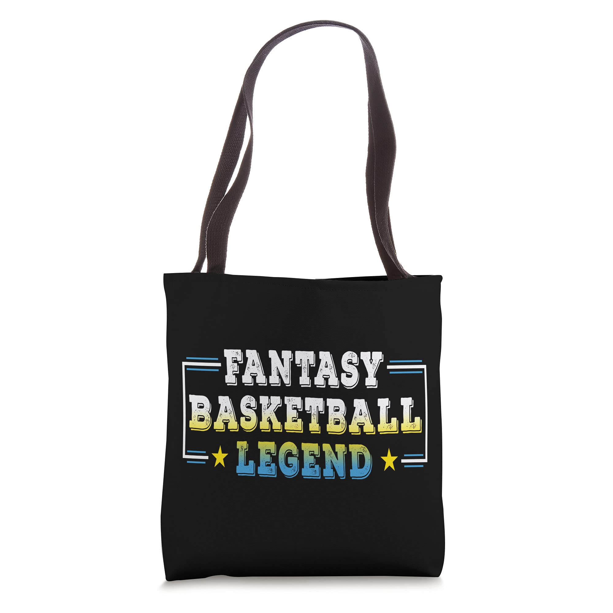 Fantasy Basketball Legend Tote Bag - Durable Canvas Shopper for NBA Fans & Sports Enthusiasts - Perfect for Games, Gym, School & Everyday Use
