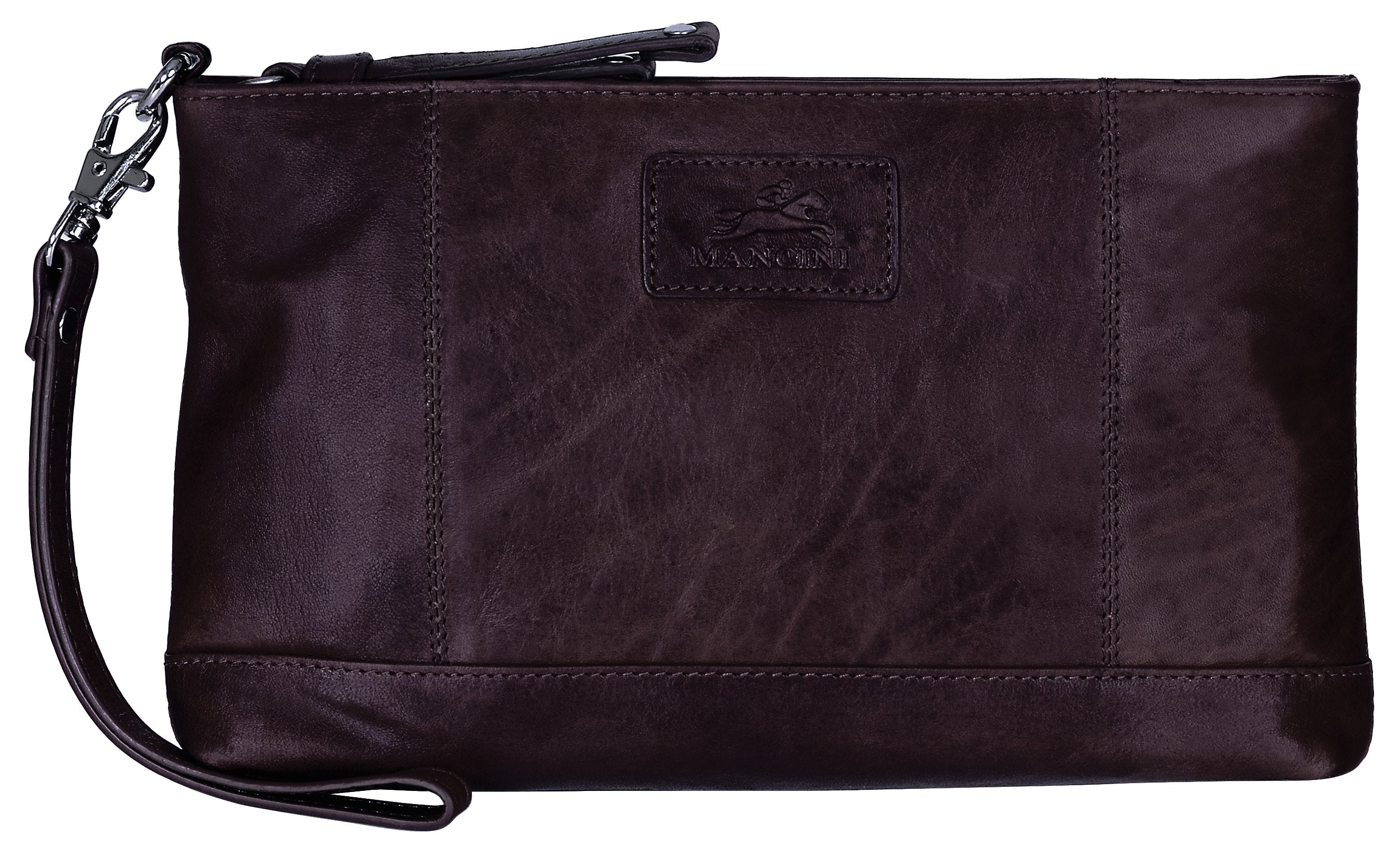 Mancini CASABLANCA Collection Ladies' RFID Secure Wristlet - Stylish & Secure Small Handbag for Women, Perfect for Evening Events, Travel & Daily Use