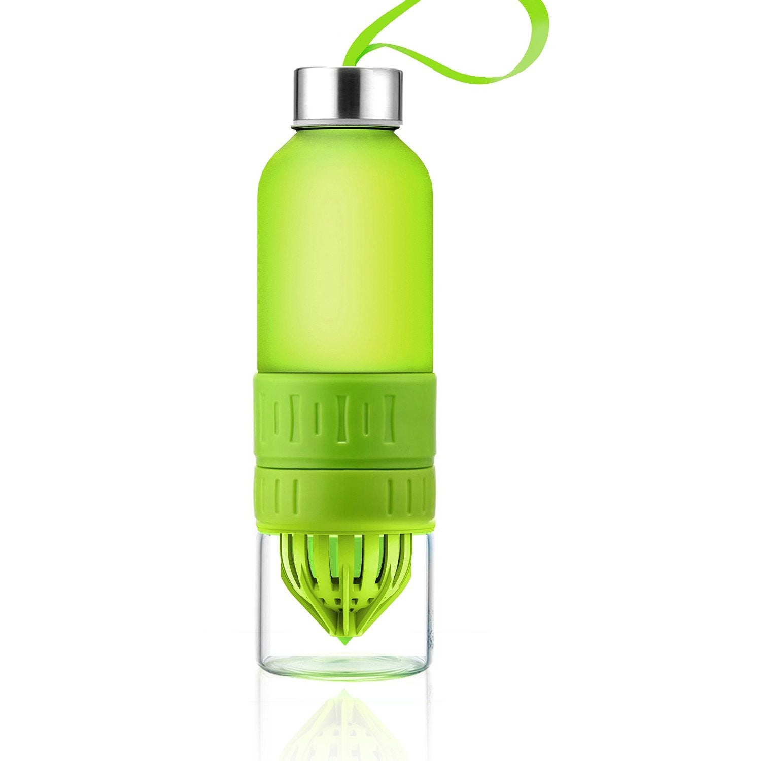 Asobu Twist N Go Insulated Stainless Steel Water Bottle - Leakproof, BPA-Free, 20oz - Perfect for Gym, Hiking & Travel