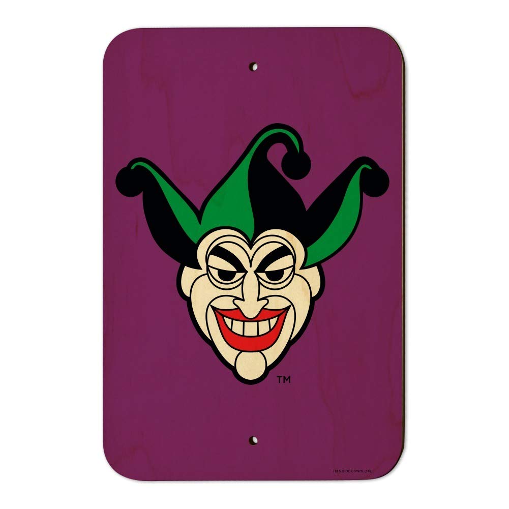 Batman Joker Symbol Wall Decor - DC Comics Superhero Metal Sign for Home, Office, Bar & Man Cave - Perfect for Superhero Fans & Collectors - Great Gift Idea for Batman Lovers