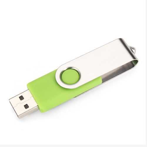 10 Pack 1GB Mini USB 2.0 Flash Drives - Green Foldable Thumb Drives for Data Storage, File Transfer - Perfect for School, Office, Business & Travel Use