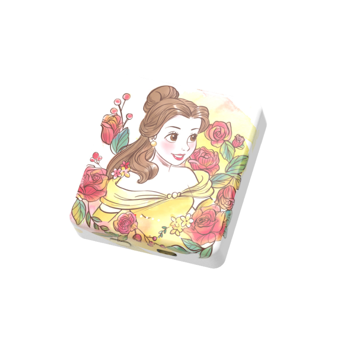 Disney Beauty and the Beast Belle Magnetic Wireless Power Bank 10000mAh - Portable Charger for iPhone, Android, Travel & Outdoor Adventures