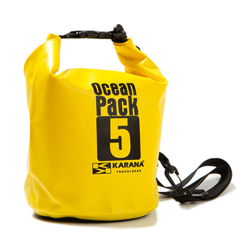**Karana Ocean Pack 5L Waterproof Dry Tube Bag - Ideal for Kayaking, Boating, Swimming & Outdoor Adventures**