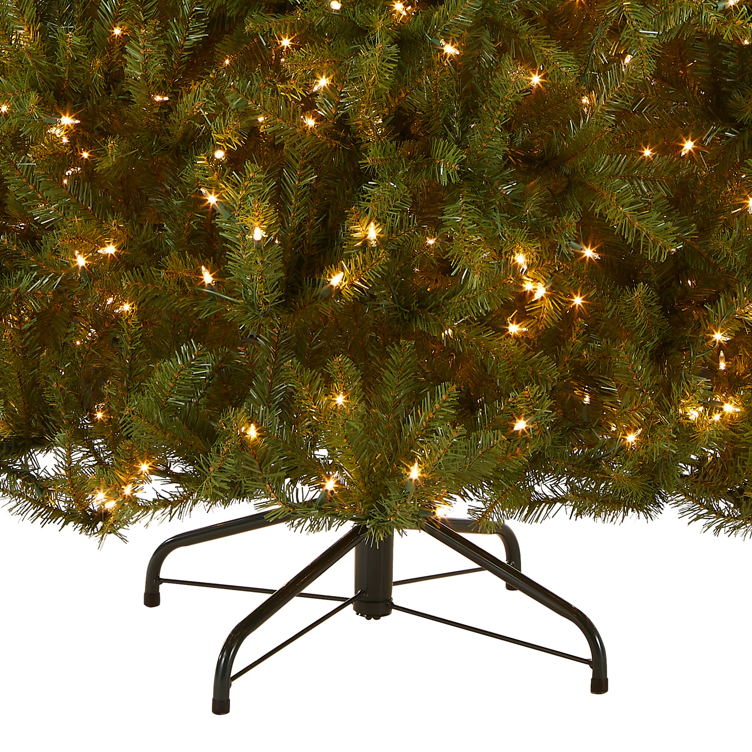 7.5 ft Pre-Lit Dunhill Fir Artificial Christmas Tree with PowerConnect Clear LED Lights - Perfect for Home, Office, and Holiday Decorations