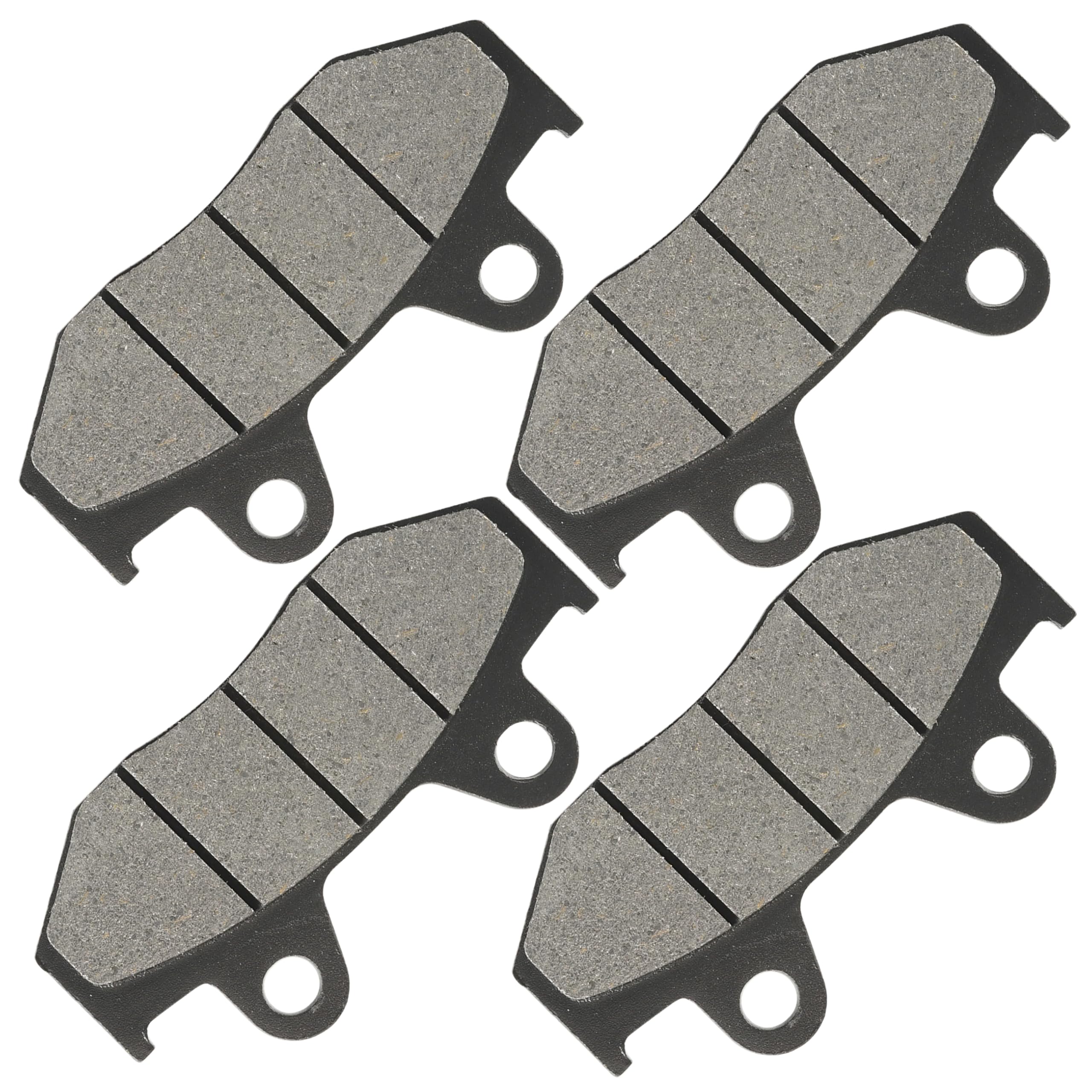 High-Quality Caltric Front & Rear Brake Pads for Honda ATC250R ATC-250R 250R (1985-1986) - Durable Off-Road Braking Solution for ATV & Dirt Bike Adventures