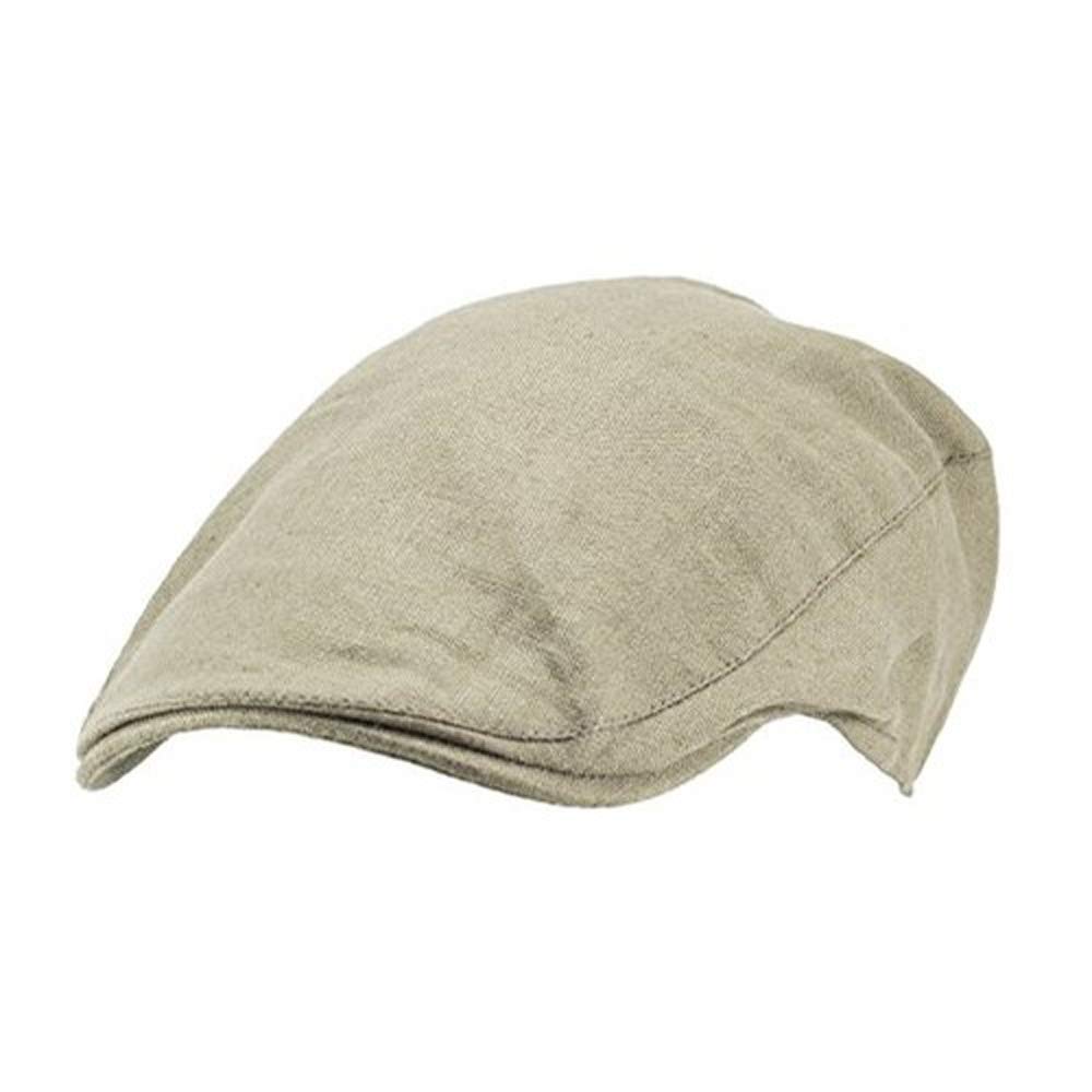 Hanna Hats Donegal Touring Cap - Premium Linen Flat Cap for Men & Women | Classic Irish Style for Outdoor Activities, Travel & Casual Wear