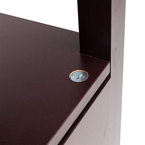 DAVEBELLA Double-Tier Coffee Side Table with 2 Drawers - Modern End Table for Living Room, Bedroom, or Office - Perfect for Holding Coffee, Books, and Decor