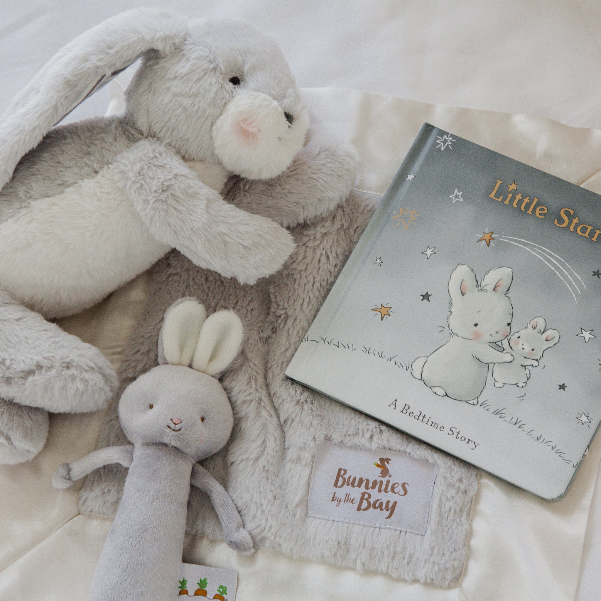 Little Naptime Nibble Bloom Bunny - Soft Plush Toy for Babies & Toddlers | Perfect for Cuddling, Nursery Decor and Baby Shower Gifts