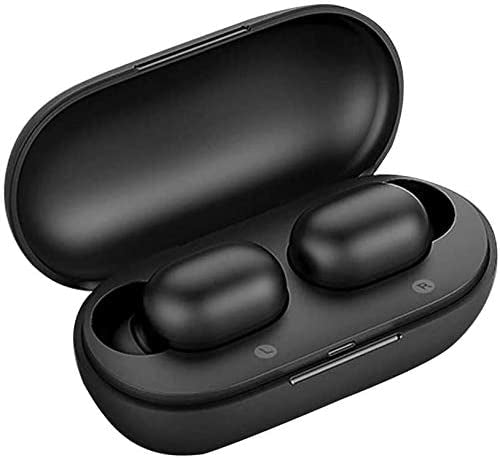Haylou GT1 Plus TWS Wireless Bluetooth Earbuds with Mic - Black | Noise Cancelling, HD Sound for Running, Gym, Workout & Daily Use