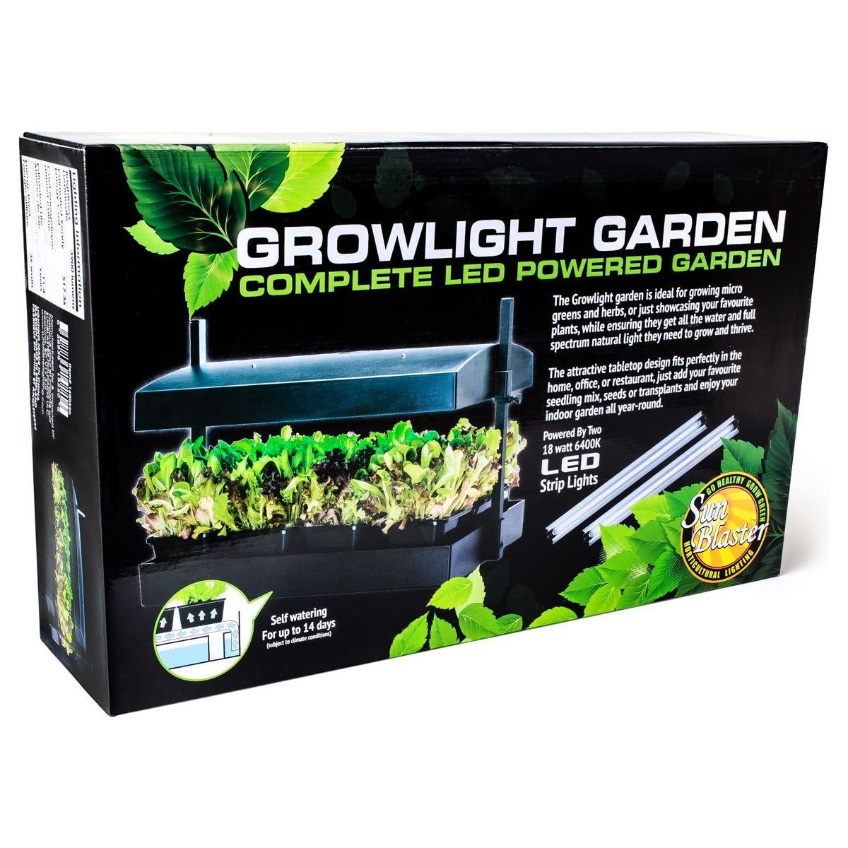 SunBlaster LED Grow Light for Indoor Plants - Full Spectrum Plant Growing Lamp with High Efficiency for Hydroponics, Greenhouses & Home Gardening