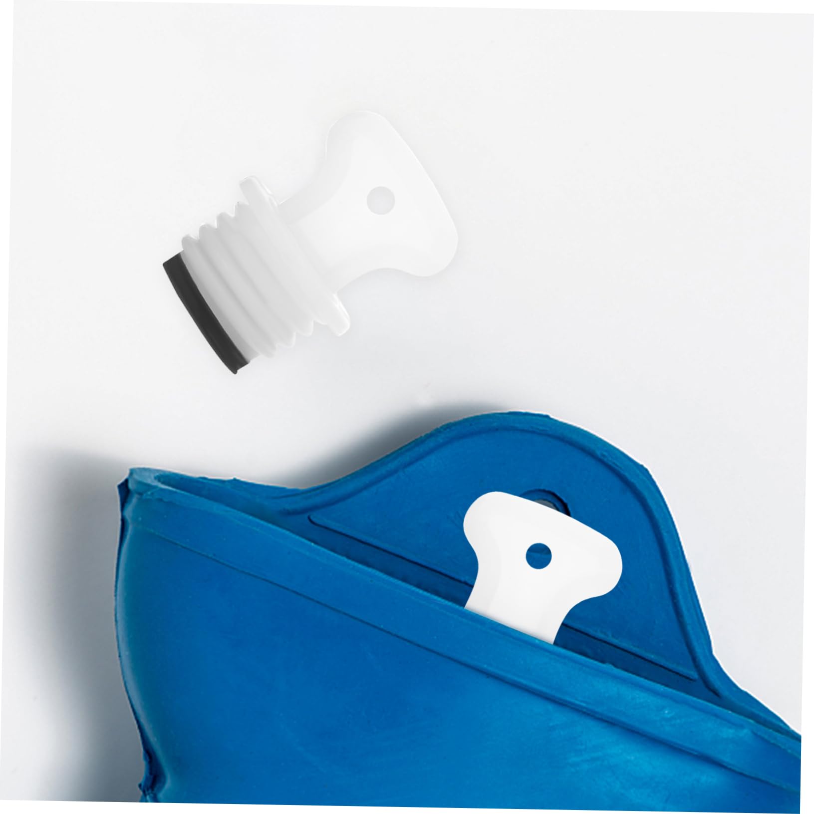 2-Pack Reusable Silicone Hot Water Bottle Stoppers - Leak-Proof Lid Cover for Kettles, Thermos & Hot Bags - Perfect for Travel, Camping & Home Use