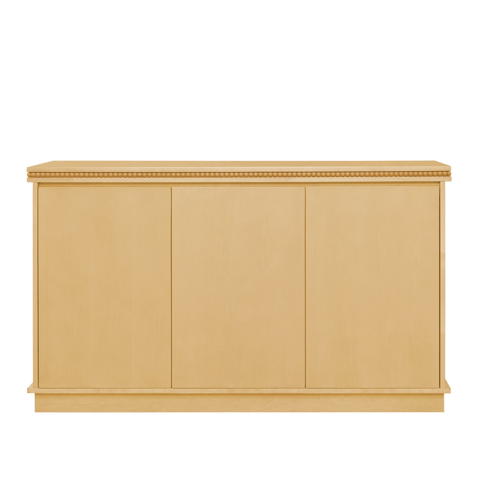 Elegant Classic Wooden Sideboard with Beaded Trim - Vintage Storage Cabinet for Dining Room, Living Room & Entryway - Perfect for Home Decor, Display & Organization