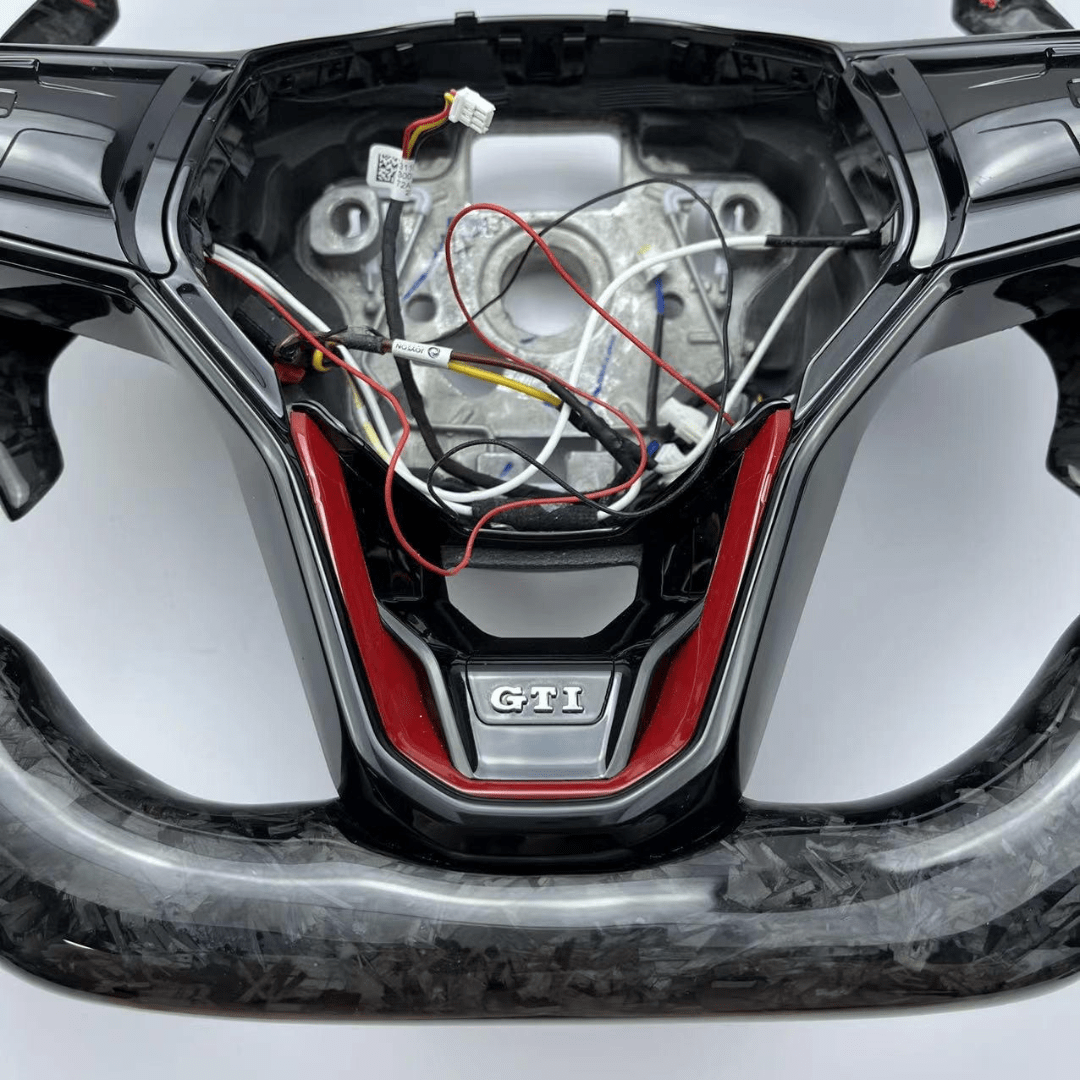Volkswagen Golf MK8 Carbon Fiber Steering Wheel 2021-2025 | Custom Performance Upgrade | Perfect for Racing & Street Driving