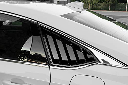 Honda Accord 2018-2022 Side Window Louvers Vent Cover Trim - Glossy Black Car Accessories (2PCS) | Enhance Style & Protection for Your Sedan
