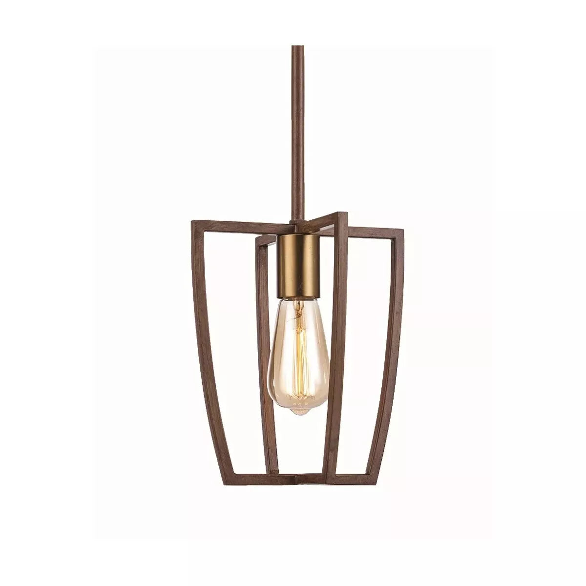 Trans Globe Lighting 11301 AG Carmen Too Mini Pendant Light Fixture - Antique Gold Bronze Finish - Perfect for Kitchen Island, Dining Room, or Entryway Lighting