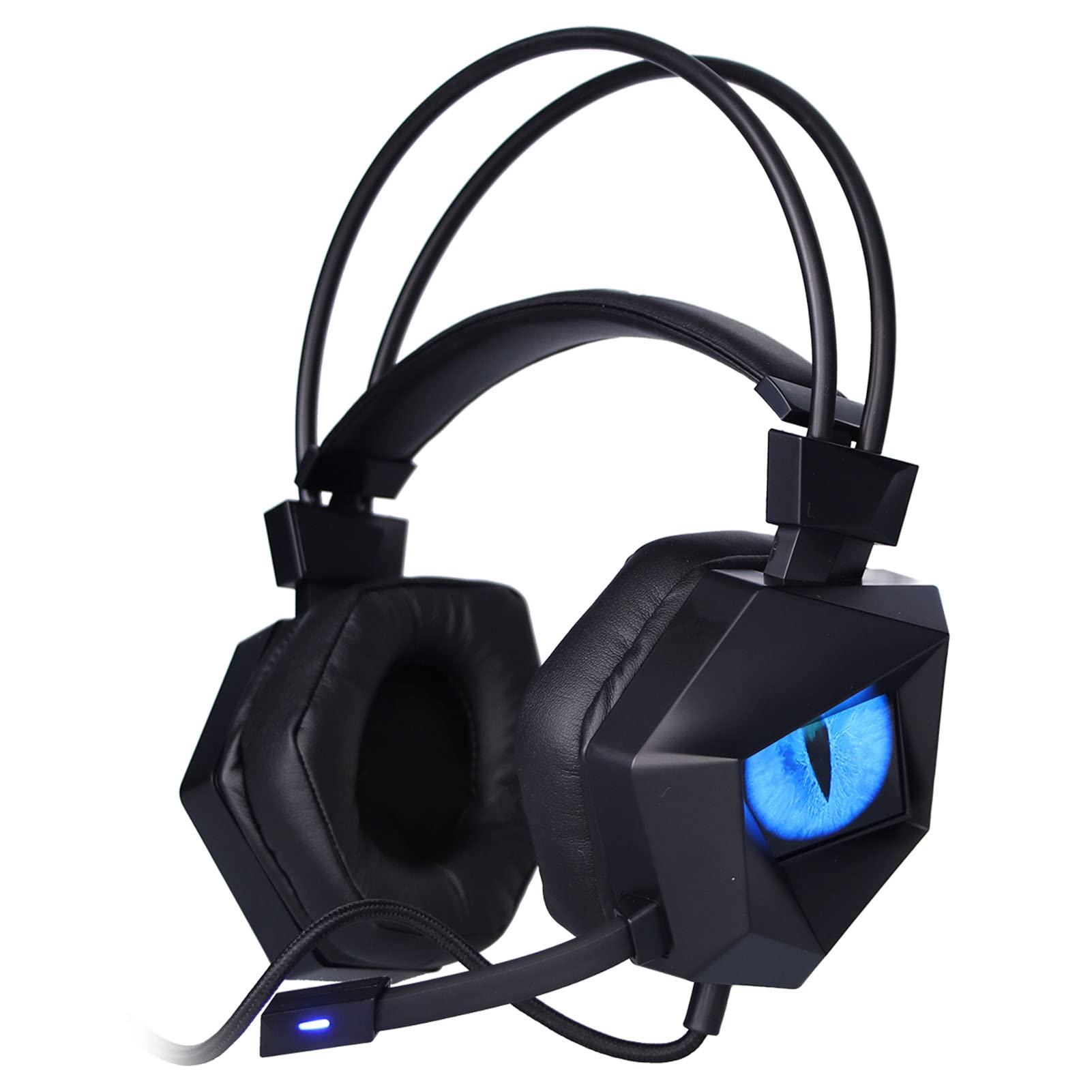 JIJOT Gaming Headset with 7.1 Surround Sound & Noise Cancelling Mic - USB Wired Headphones for PC, Laptop - Perfect for Gaming, Streaming & Online Meetings