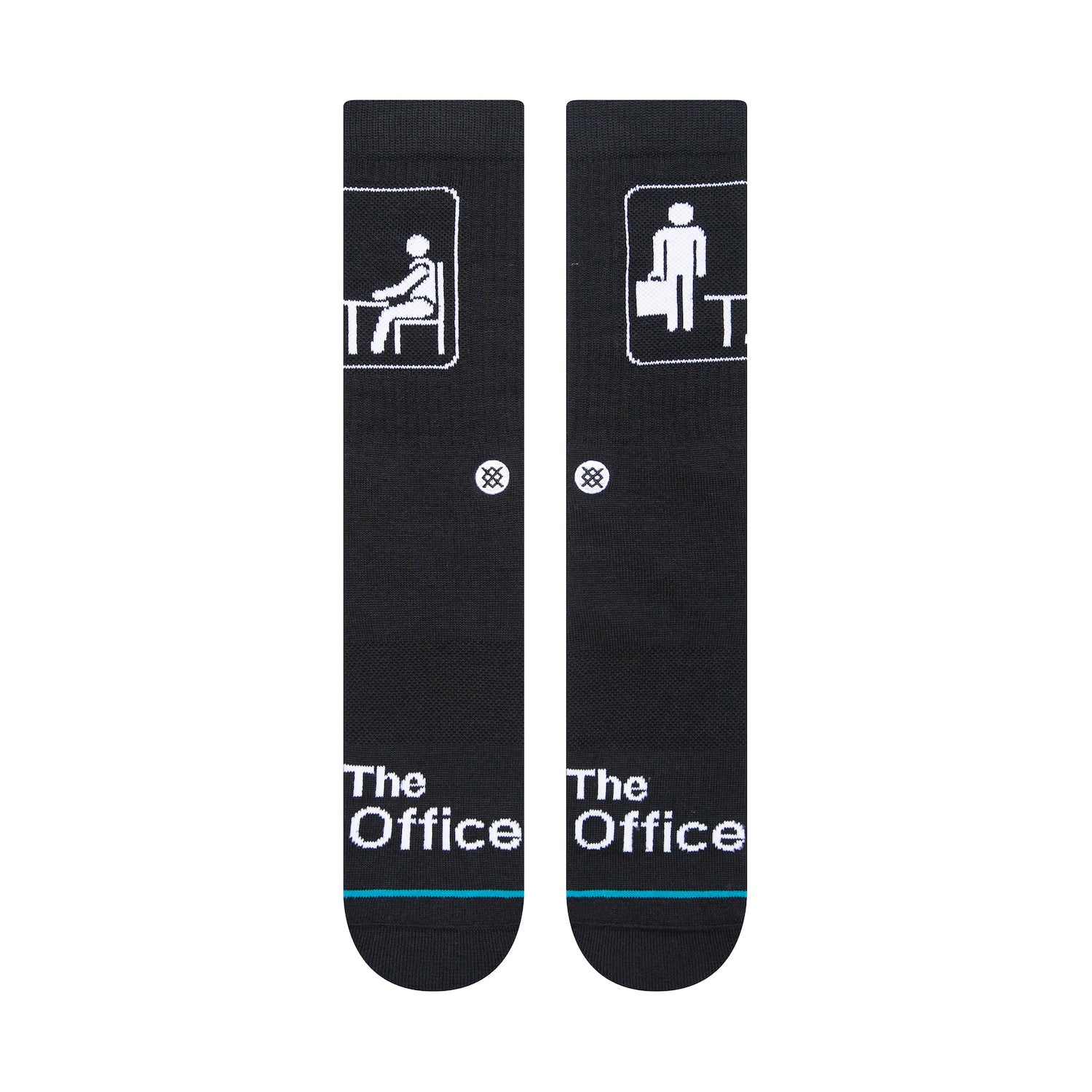 Stance The Office Intro Crew Socks - Comfortable Novelty TV Show Socks for Men & Women - Perfect for Office, Gifts, and Everyday Wear