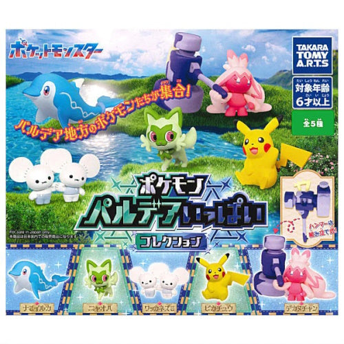 Pokemon Paldea Ippai Collection Takara Tomy 2 Inch Mini Figures - Set of Cute Pocket Monsters for Kids Collectibles, Party Favors & Display Decor